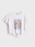 LC Waikiki Crew Neck Printed Girl's T-Shirt